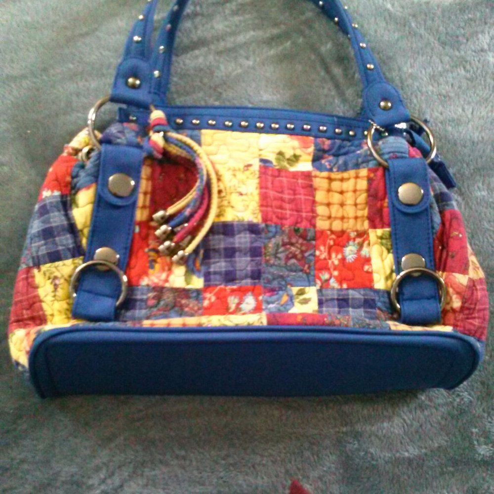 Donna Sharp Handbag / Patchwork Design